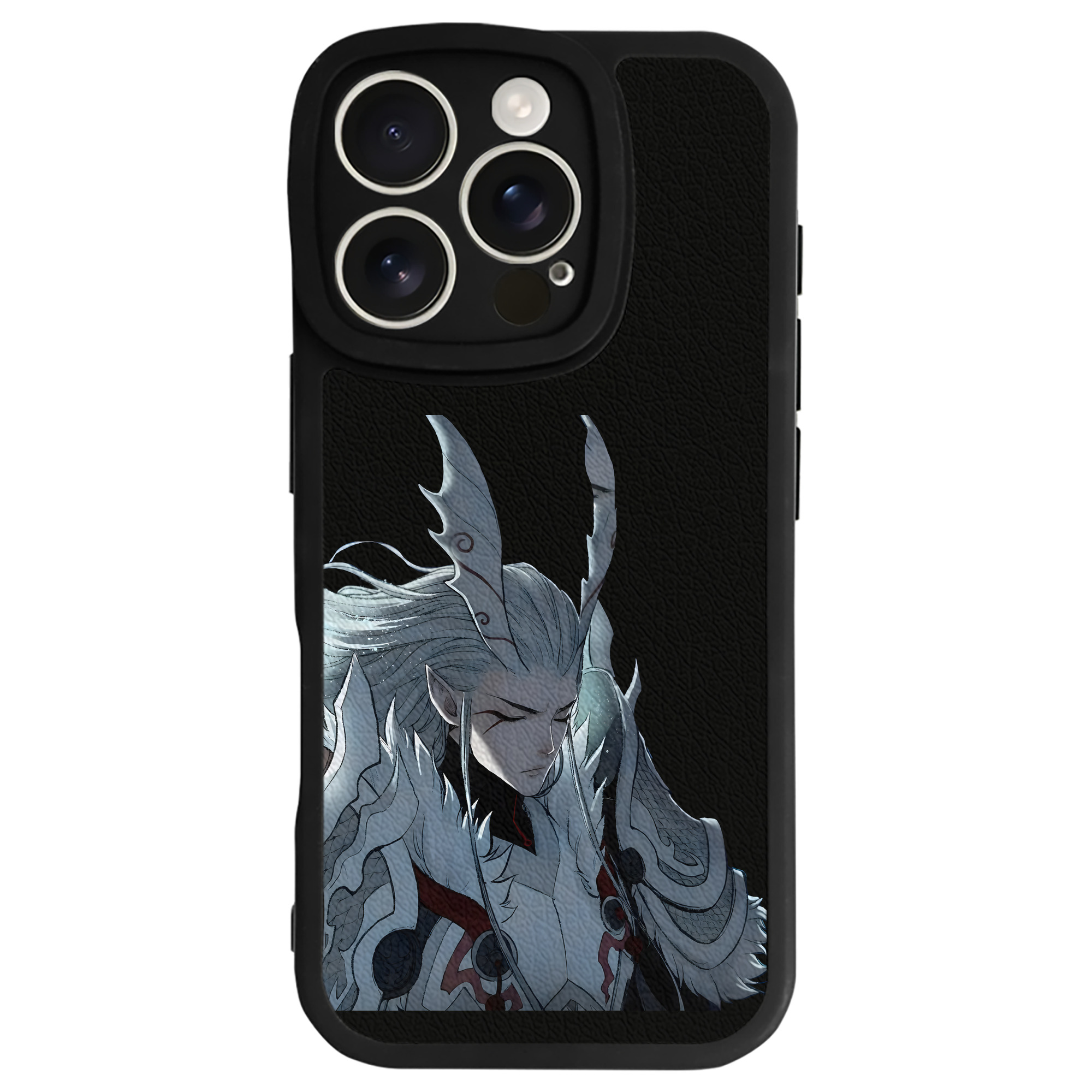 （画像用） Ne Zha 2 ナタ 魔童の大暴れ 【iPhone 16シリーズ対応】シリコンスマホケース（レザー調） 材質：シリコン